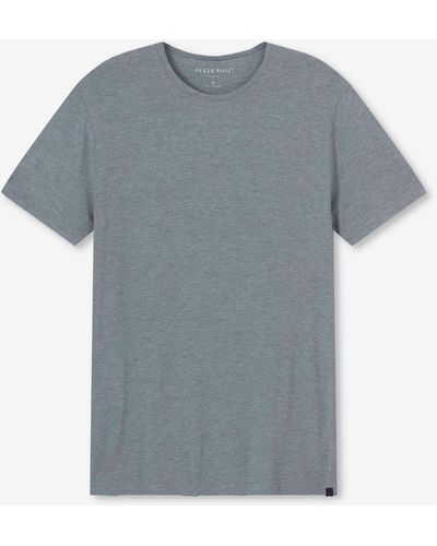 Derek Rose T-shirt Marlowe Micro Modal Stretch - Grey