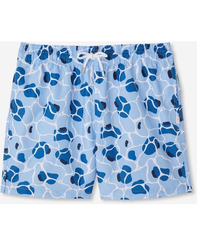 Derek Rose Short Swim Shorts Maui 42 Blue