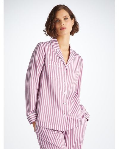 Derek Rose Pyjamas Capri 23 Cotton Batiste - Pink