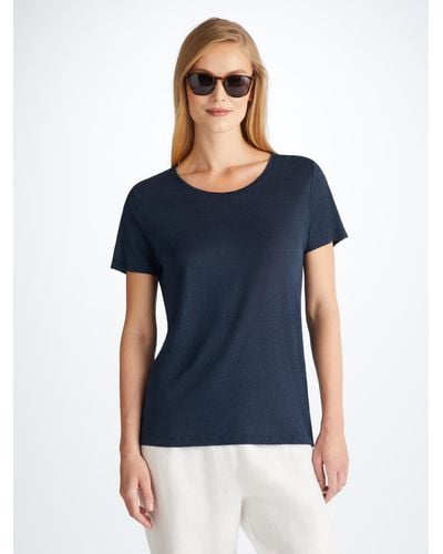 Derek Rose T-shirt Jordan 2 Linen Navy - Blue