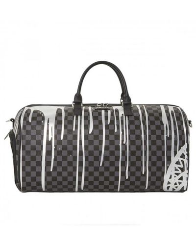 Sprayground PLATINUM DRIPS DUFFLE - Nero