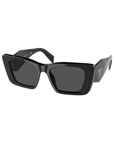 Amazon.com: Prada PR 64US 1BC388 Silver Metal Cat-Eye Sunglasses Pink  Mirror Lens : Clothing, Shoes & Jewelry