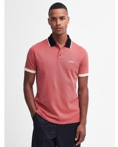 Barbour Mineral Howall Polo Shirt - Red