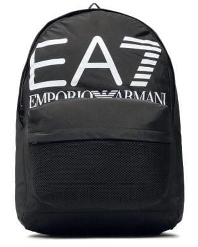 EA7 Logo Backpack - Black