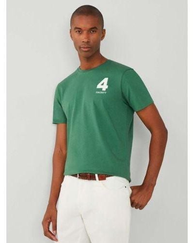 Hackett Heritage Number T-Shirt - Green