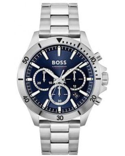 BOSS Steel Troper Watch - Blue