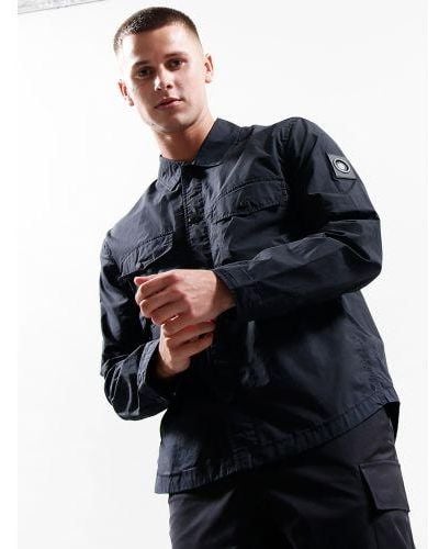 Marshall Artist Parachute Cotton Overshirt - Black