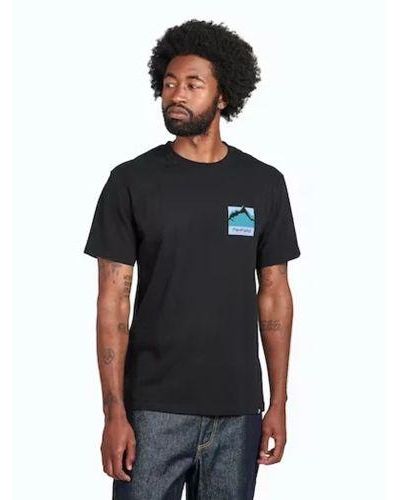 Penfield Mountain Filled Graphic T-Shirt - Black