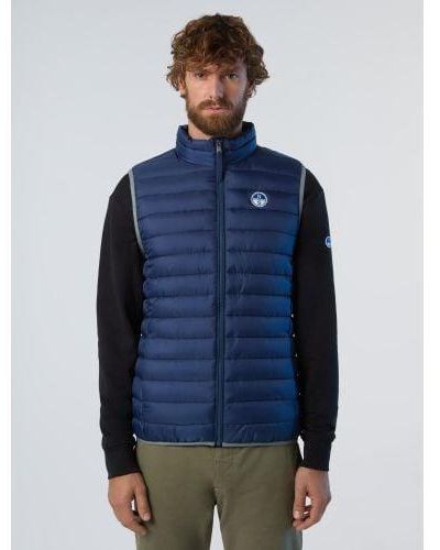 North Sails Dark Denim Crozet Gilet - Blue