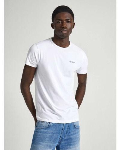 Pepe Jeans Original Basic T-Shirt - White