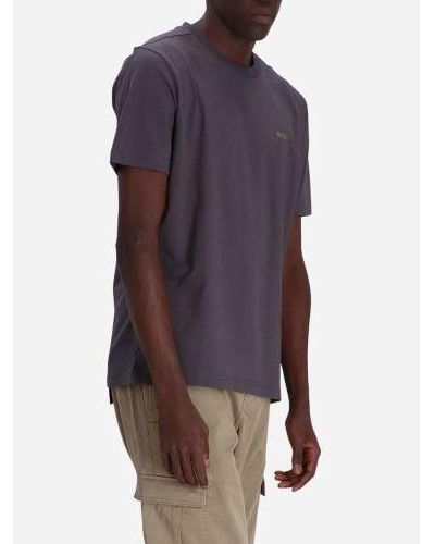 BOSS Dark Tape Pattern T-Shirt - Purple