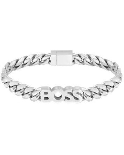 BOSS Steel Kassy Bracelet - Metallic
