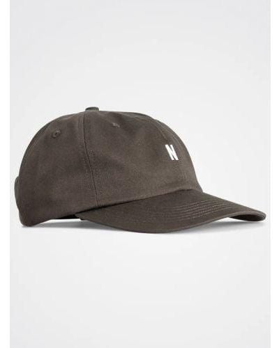 Norse Projects Beech Twill Sports Cap - Brown