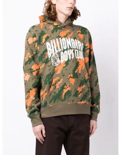 BBCICECREAM Camo Arch Logo Popover Hoodie - Green