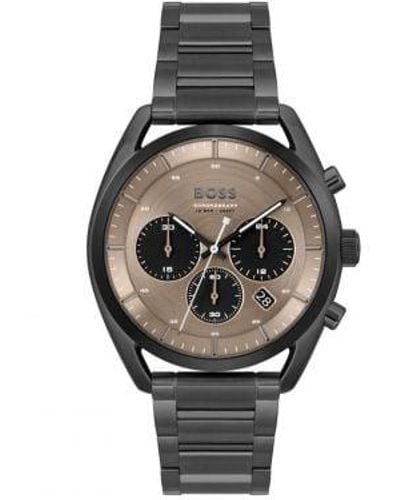 BOSS Steel Top Watch - Black