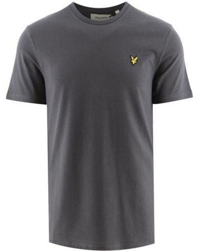 Lyle & Scott Gunmetal Plain T-Shirt - Grey