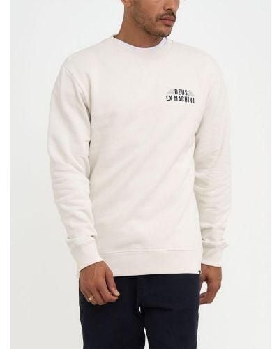 Deus Ex Machina Vintage Fender Crew Neck Sweatshirt - White
