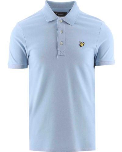 Lyle & Scott Light Plain Polo Shirt - Blue