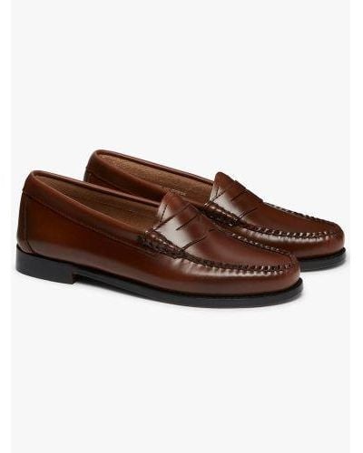 G.H. Bass & Co. Cognac Leather Weejun Penny Loafer - Brown