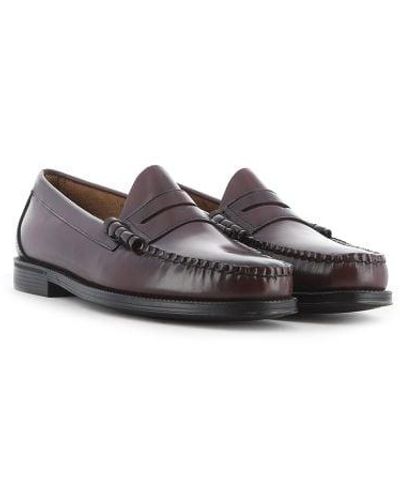 G.H. Bass & Co. Wine Leather Weejun Ii Larson Moc Penny Loafer - Brown