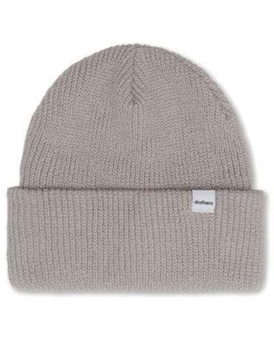 Druthers Organic Cotton Knitted Beanie - Grey