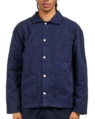 Edwin Maritime Garment Dyed Trembley Jacket - Blue