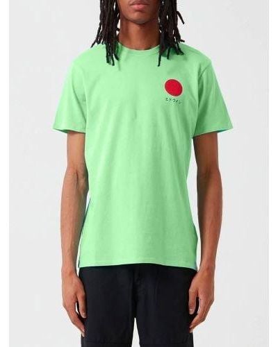 Edwin Summer Garment Washed Japanese Sun T-Shirt - Green