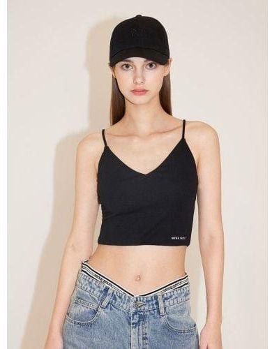 Miss Sixty Knitted Tube Top - Black