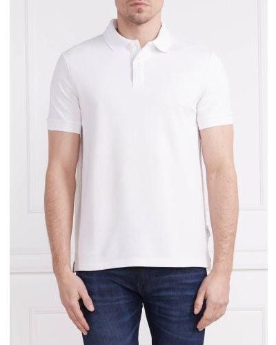 Guess Pure Oz Short Sleeve Polo Shirt - White