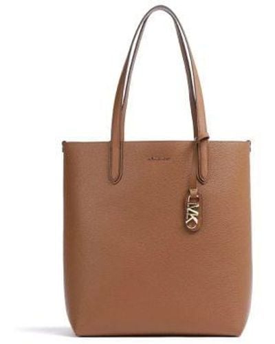 Michael Kors Luggage Eliza Xl Reversible Tote Bag - Brown