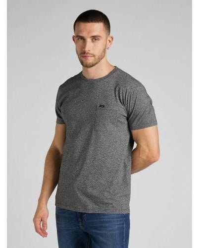 Lee Jeans Washed Ultimate Pocket T-Shirt - Grey
