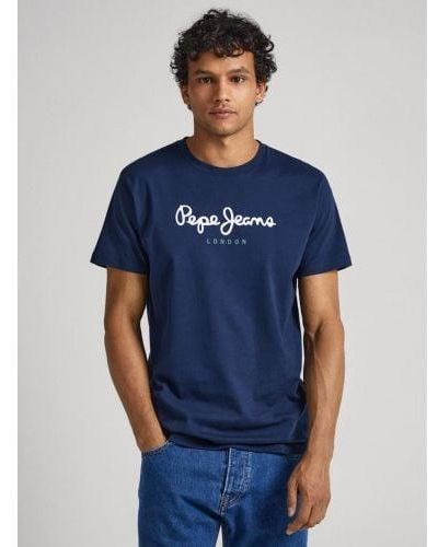 Pepe Jeans Eggo T-Shirt - Blue