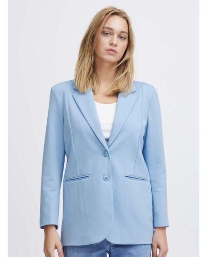 Ichi Della Robbia Kate Oversized Blazer - Blue