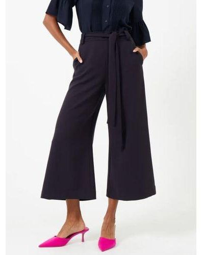French Connection Utility Whisper Belted Trouser - Blue