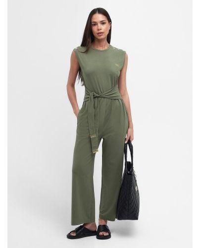 Barbour Smoke Bluford Jumpsuit - Green