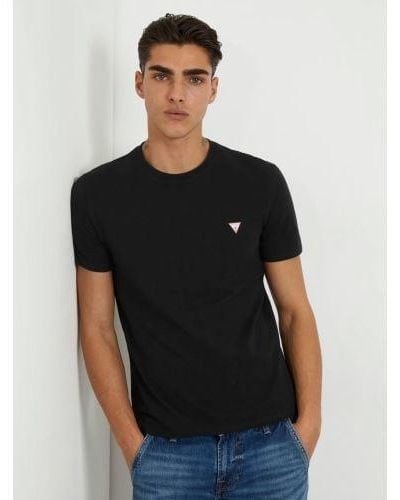 Guess Jet A996 Embroidered Logo T-Shirt - Black