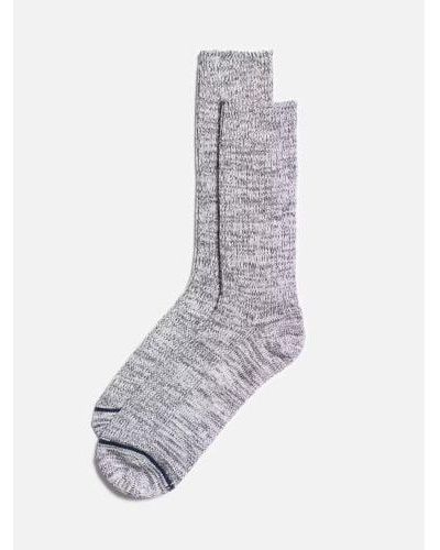Nudie Jeans Melange Chunky Sock - Grey