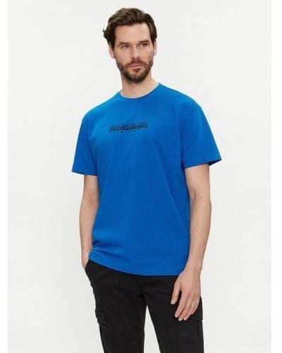 Napapijri Lapis S-Box T-Shirt - Blue