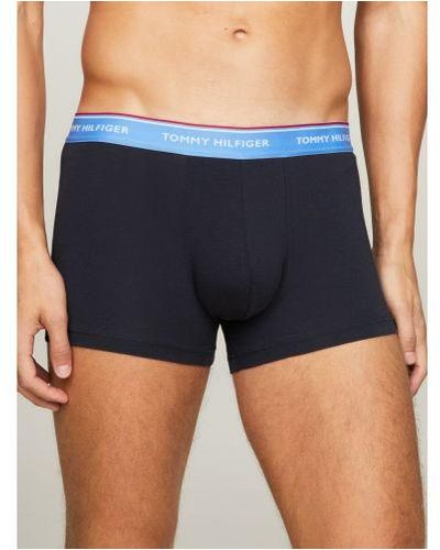 Tommy Hilfiger Spell Fierce Army Rouge 5-Pack Waistband Trunk - Blue