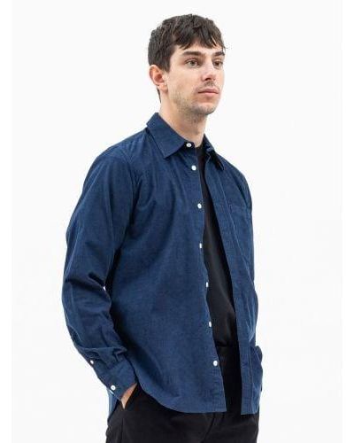 Norse Projects Osvald Corduroy Shirt - Blue