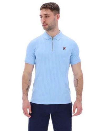 Fila Bell Pannuci Slim Fit Polo Shirt - Blue