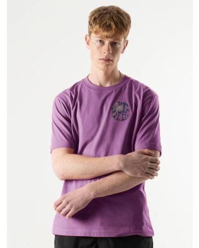 Hikerdelic Valerian High Minded Short Sleeve T-Shirt - Purple