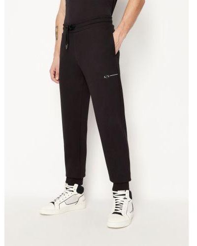 Armani Exchange Branded Jogging Trousers - Black