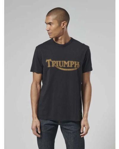 Triumph Fork Seal Heritage Logo T-Shirt - Grey