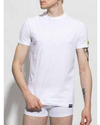 DSquared² Open Arm Patch T-Shirt - White