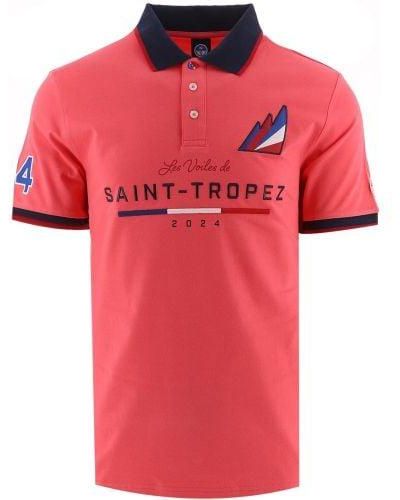 North Sails Calypso Coral Saint-Tropez Polo Shirt - Red