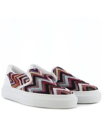 Missoni Multicoloured Slip-On Trainer