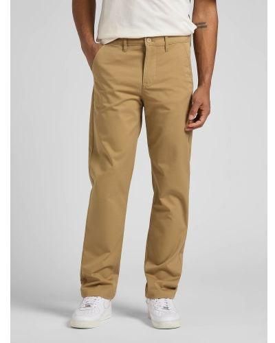Lee Jeans Clay Regular Fit Chino - Natural