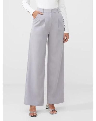 French Connection Alloy Echo Crepe Trouser - Grey
