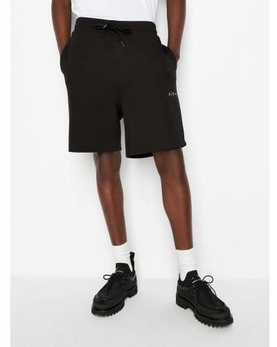 Armani Exchange Logo Shorts - Black